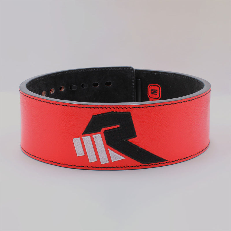 Snap Buckle Belt - Red/Black