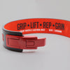 Snap Buckle Belt - Black/Red