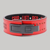 Snap Buckle Belt - Red/Black