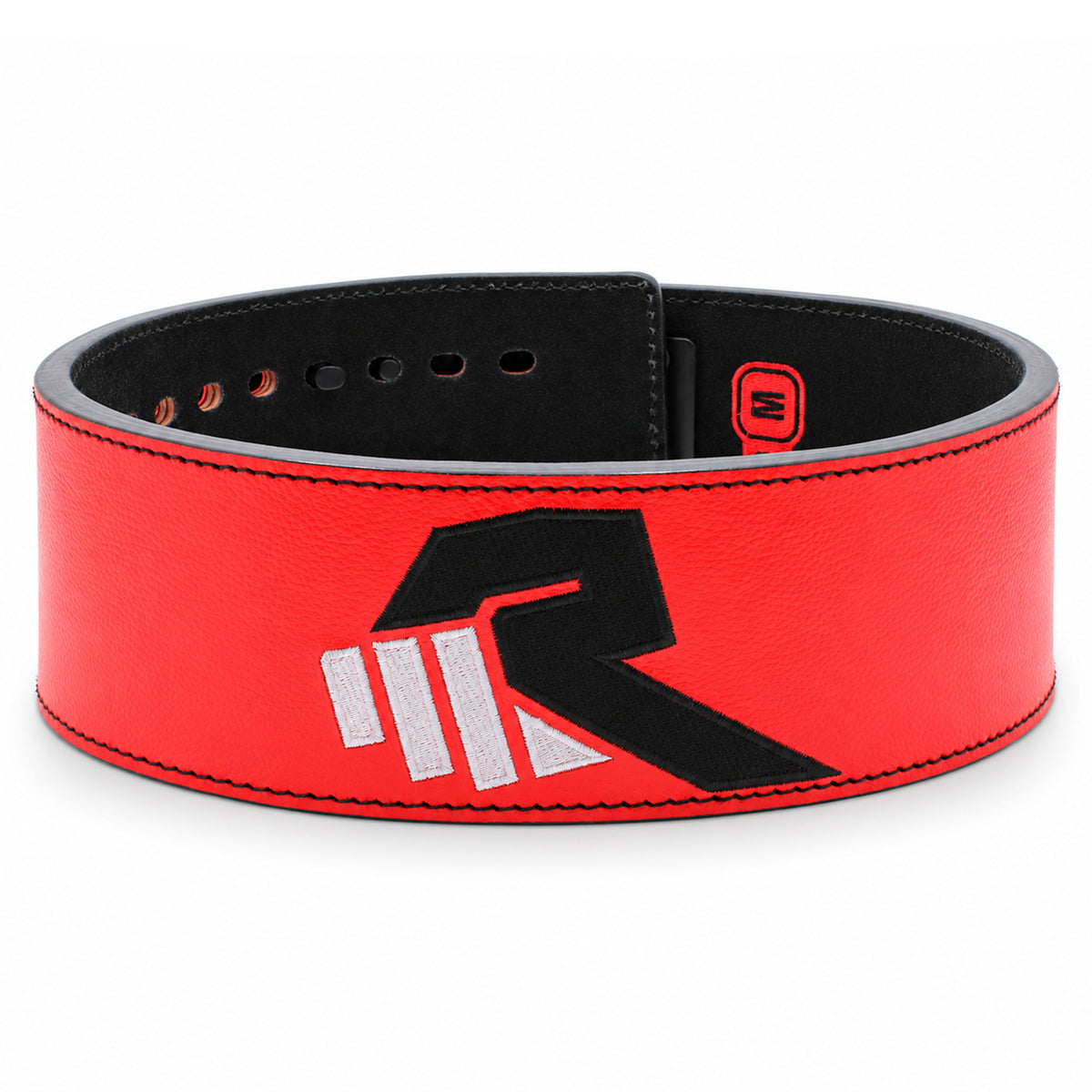 Snap Buckle Belt - Red/Black