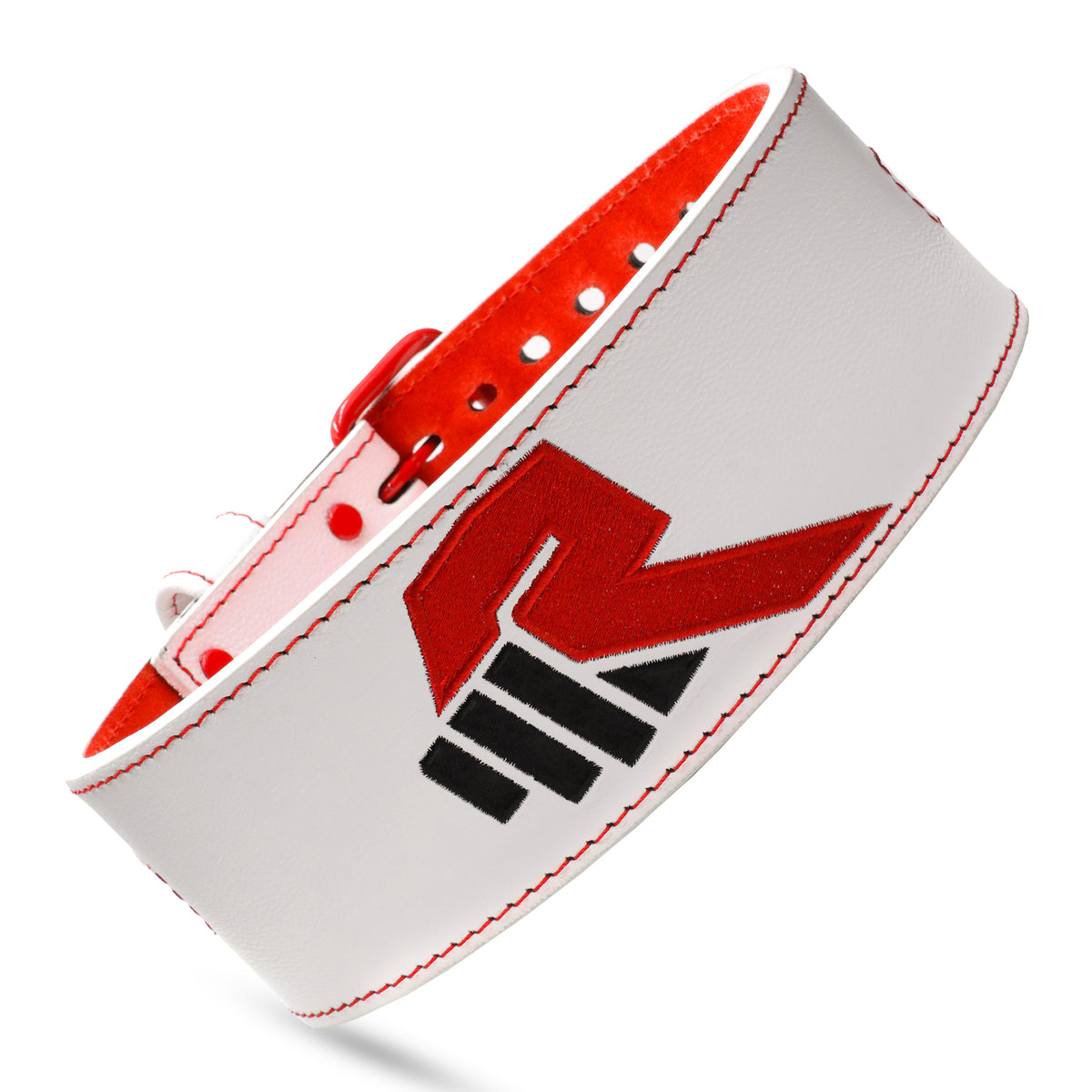 Power Lifting Belt - White/Red