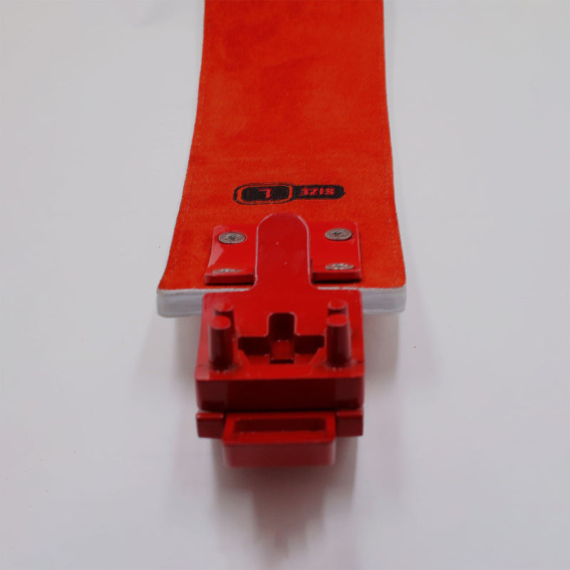 Snap Buckle Belt - White/Red