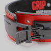 Snap Buckle Belt - Red/Black