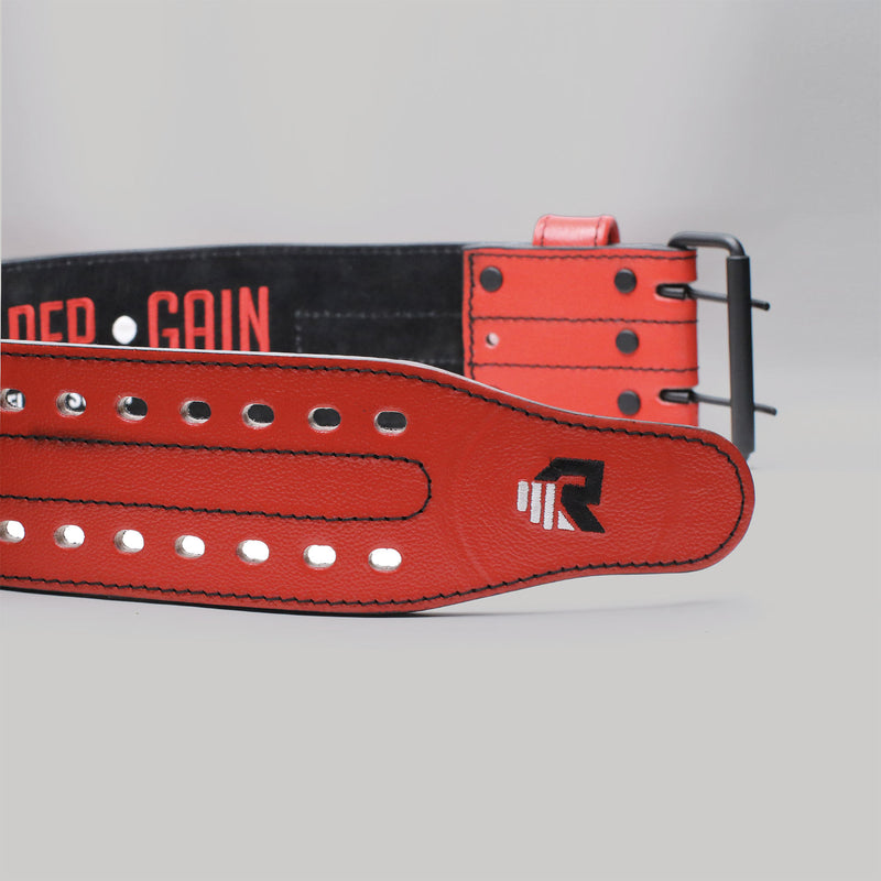 Power Lifting Belt - Red/Black