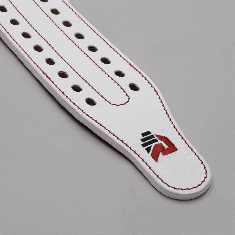 Power Lifting Belt - White/Red